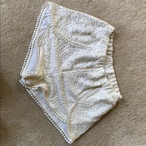 Lace shorts